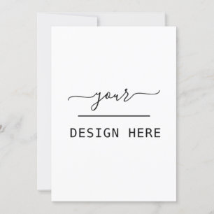 impressão personalizado de convite 5x7