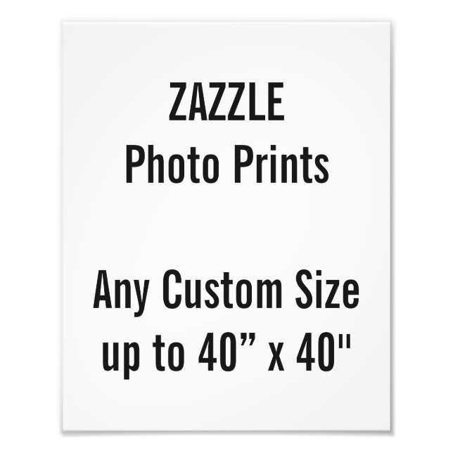 Impressão personalizado de fotos de 24 x 30 cm ou  (Frente)