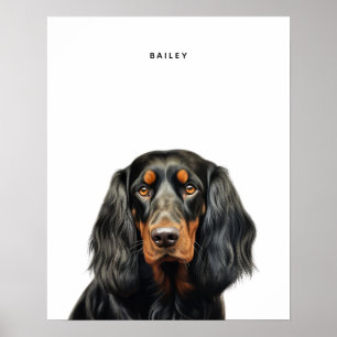 Impressão personalizado Gordon Setter