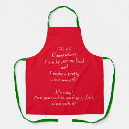 Impressão personalizado multifunções Apron