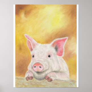 Impressão Piglet 11"x14"