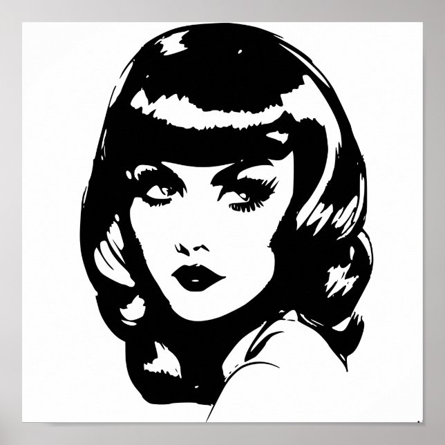 Impressão Pinup, Papel Poster de Valor (Matte) (Frente)