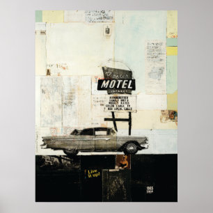 Impressão pioneiro do motel