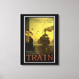 Impressão por Canvas do comboio