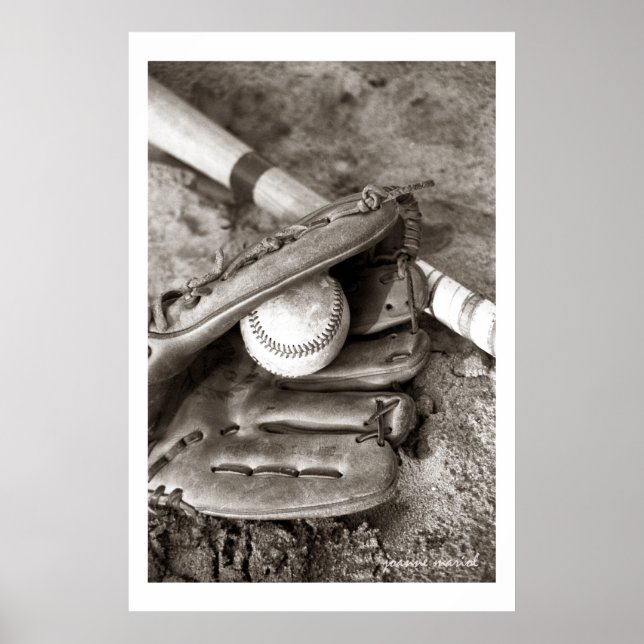 Impressão Poster de Baseball1 (Frente)