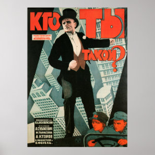 Impressão Poster de de filme do Avant Garde Russo