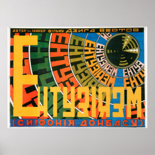 Impressão Poster de de filme do Avant Garde Russo