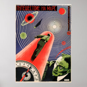 Impressão Poster de de filme do Avant Garde Russo