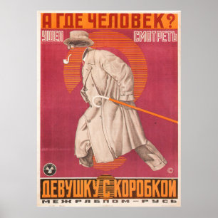 Impressão Poster de de filme do Avant Garde Russo