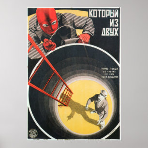 Impressão Poster de de filme do Avant Garde Russo