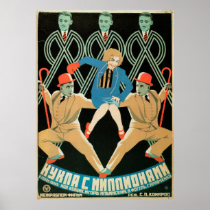Impressão Poster de de filme do Avant Garde Russo