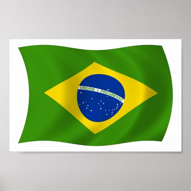 Impressão Poster de Sinalizador Brasil (Frente)
