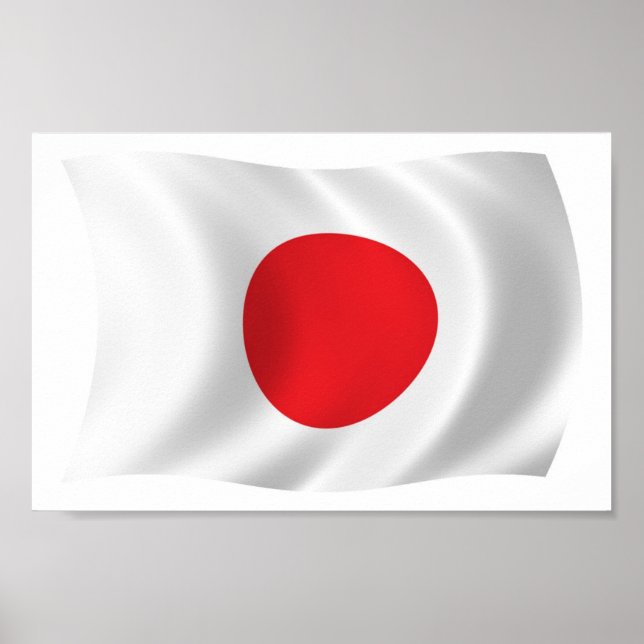 Impressão Poster de Sinalizador do Japão (Frente)
