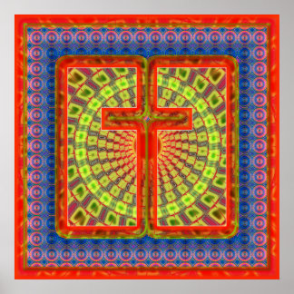 IMPRESSÃO POSTER RETRO CROSS