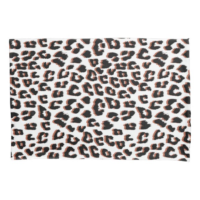 Impressão Preta Castanho e Leopardo Branco (Frente)