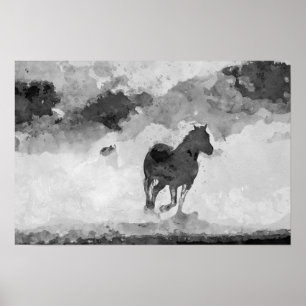 Impressão preto e branco, Poster de valor (Matte)
