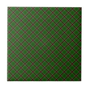Impressão projetado irlandês do Tartan do clã d