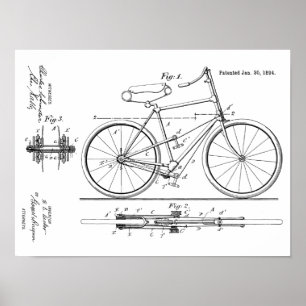 Impressão propelido 1894 alavancas da arte da