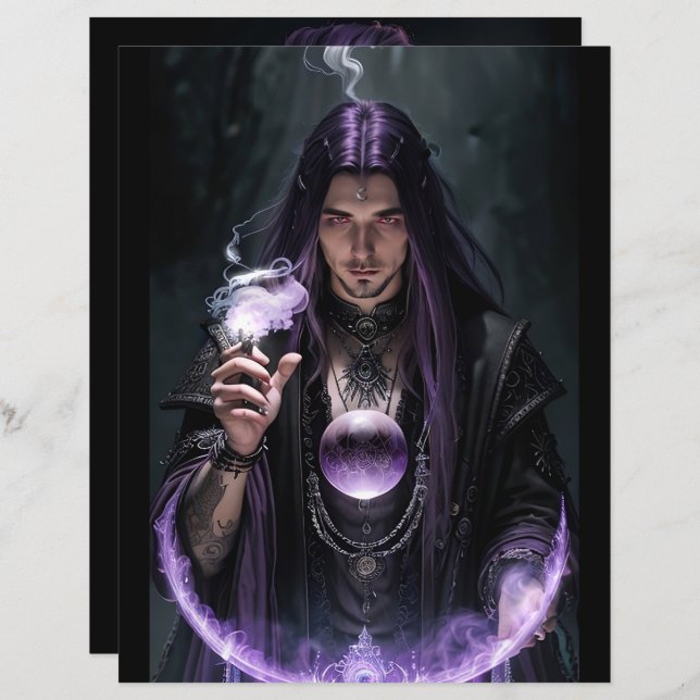 Impressão Real de Bruxa (Frente/Verso)