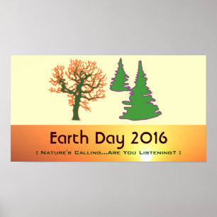 Impressão retro do Dia da Terra 2016 da