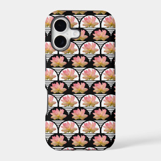 Impressão Retro Flor de Lótus