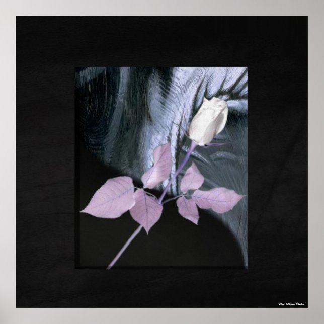 Impressão Rosa Branco (Frente)