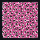 Impressão rosa/Camo Pet Bandana<br><div class="desc">Impressão/Camo rosa/rosa em fundo cor-de-rosa</div>