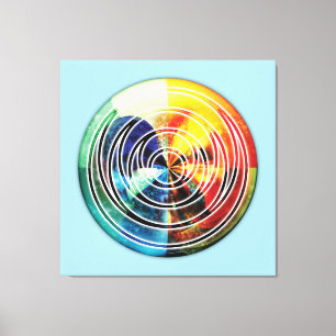 Impressão sagrado das canvas da mandala 8 da