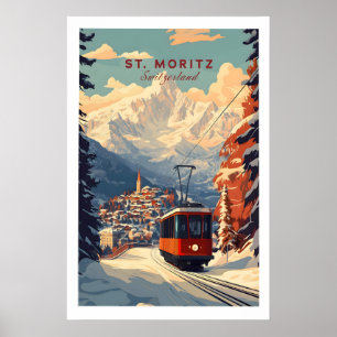 Impressão St Moritz Suíça 1