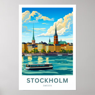 Impressão Suecia de Viagem Estocolmo