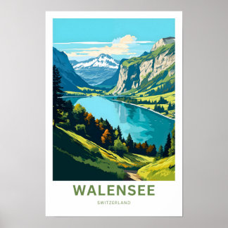Impressão Suiça da Viagem Walensee