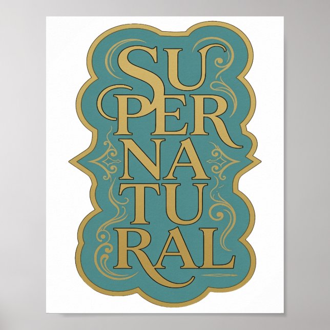 Impressão SUPER NATURAL Iconic Gold (Frente)