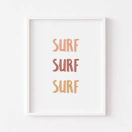 impressão Surf Surf surf