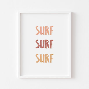 impressão Surf Surf surf