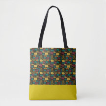 Impressão Tote Bag Africano