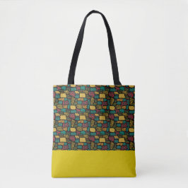 Impressão Tote Bag Africano