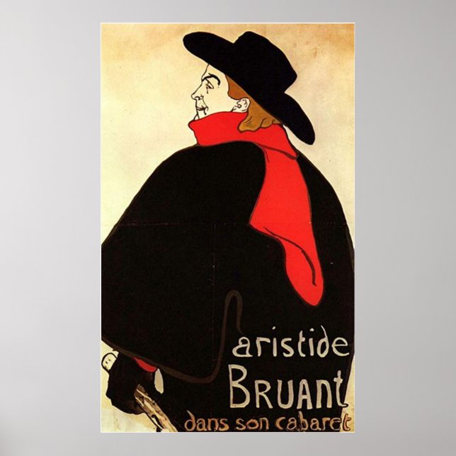 impressão toulouse lautrec (Frente)