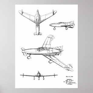 Impressão traseiro do desenho da arte da patente