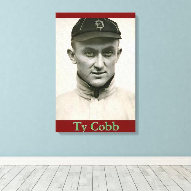 Impressão Ty Cobb (Insitu(piso de madeira))