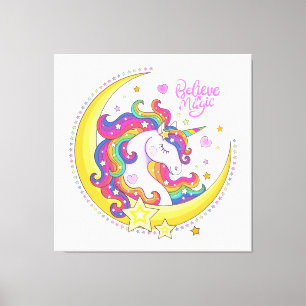 Impressão Unicorn Magic Canvas