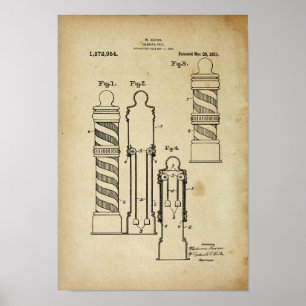 Impressão velho da patente do olhar da ilustraç
