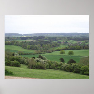 Impressão verde e agradável da terra