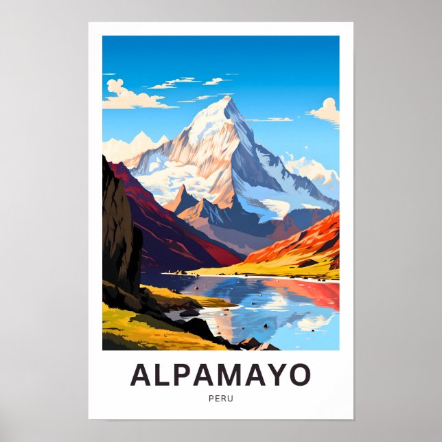 Impressão Viagem Alpamayo Peru (Frente)