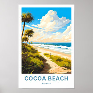 Impressão Viagem da Florida Beach