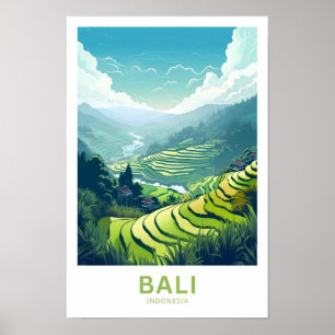 Impressão Viagem da Indonésia de Bali