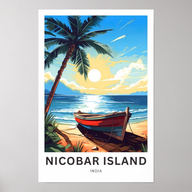 Impressão Viagem de Nicobar Island India (Frente)