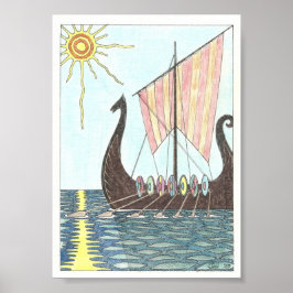 IMPRESSÃO VIKING SHIP (5"x7")