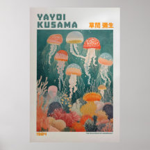 Impressão Yayoi Kusama, Impressão de Arte Moderna,