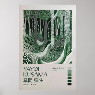 Impressão Yayoi Kusama, Impressão de Arte Moderna,