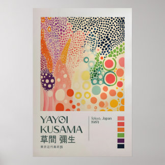 Impressão Yayoi Kusama, Impressão de Arte Moderna,